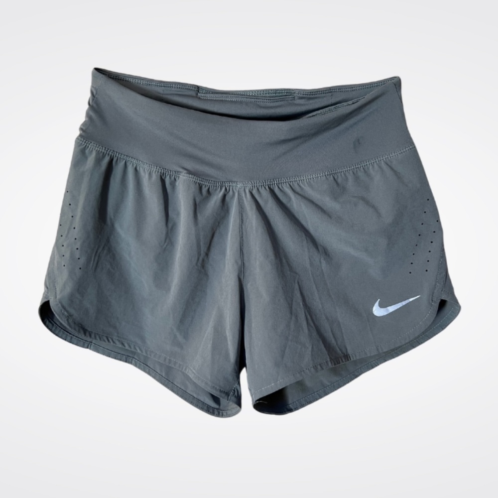 Women's Nike Eclipse 3" Running Shorts - Small - Smoke Grey/Reflective Silver